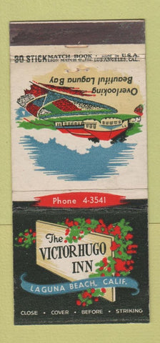 Matchbook Cover - Victor Hugo Inn Laguna Beach CA 30 Stick