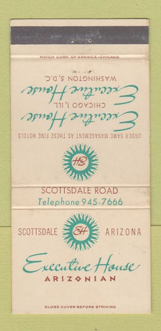 Matchbook Cover - Executive House Scottsdale AZ WEAR 30 Strike