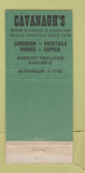 Matchbook Cover - Cavanagh's Restaurant New York City WEAR 30 Stick