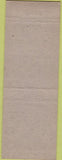 Matchbook Cover - Travelers Hotel East Liverpool OH