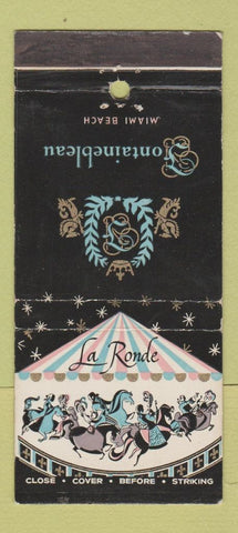 Matchbook Cover - Fontainebleau Hotel Miami Beach FL La Ronde WEAR 30 Stick