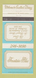 Matchbook Cover - Fountain Blue Restaurant Des Plaines IL 30 Strike
