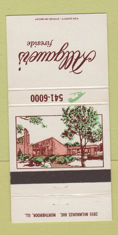 Matchbook Cover - Allgauer's Fireside Northbrook IL 30 Strike