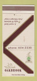 Matchbook Cover - Drake Hotel Oakbrook IL WEAR 30 Strike