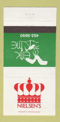 Matchbook Cover - Nielsen's Erik & Me Chicago IL 30 Strike