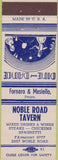 Matchbook Cover - Noble Road Tavern Spaghetti Restaurant