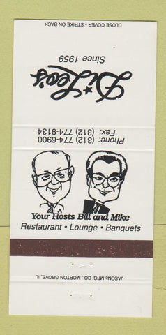 Matchbook Cover - Di Leo's Restaurant Chicago? IL 30 Strike
