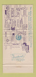 Matchbook Cover - Abbey Hotel New York City Stockholm Restaurant 30 Strike
