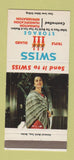 Matchbook Cover - Swiss Storange fur girlie Providence RI Warwick 30 Strike
