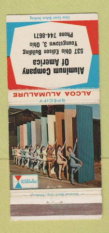 Matchbook Cover - Alcoa Aluminum Youngstown OH girlie 30 Strike