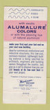 Matchbook Cover - Alcoa Aluminum Youngstown OH girlie 30 Strike