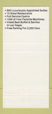 Matchbook Cover - Rio Hotel Casino Las Vegas NV girlie WEAR 30 Strike
