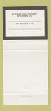 Matchbook Cover - Diamonds Spurs Clinton Township MI girlie 30 Strike