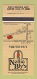 Matchbook Cover - Nellie Bly's Roadhouse White Oak PA 30 Strike