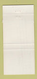 Matchbook Cover - Nellie Bly's Roadhouse White Oak PA 30 Strike