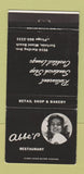 Matchbook Cover - Abbe Restaurant Miami Beach FL girlie WEAR 30 Strike