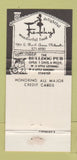 Matchbook Cover - Frenchy's Restaurant Milwaukee WI girlie 30 Strike