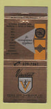 Matchbook Cover - Vincent Brass Aluminum Minneapolis MN girlie 30 Strike