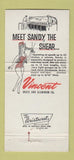 Matchbook Cover - Vincent Brass Aluminum Minneapolis MN girlie 30 Strike