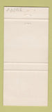 Matchbook Cover - L'Omelette French Restaurant Palo Alto CA girlie 30 Strike