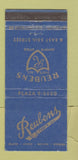 Matchbook Cover - Reubens Restaurant New York City WEAR 30 Stick