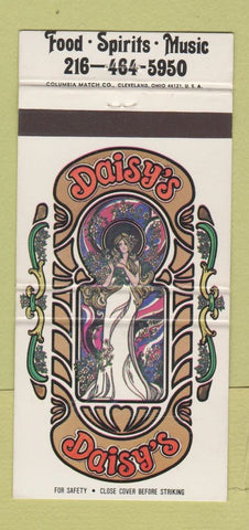 Matchbook Cover - Daisy's Marriott Hotel Beachwood OH girlie 30 Strike