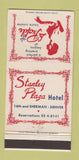 Matchbook Cover - Stanley Plaza Hotel Denver Colorado girlie  30 Strike