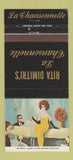 Matchbook Cover - Rita Dimitri's New York City girlie 30 Strike