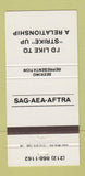 Matchbook Cover - Ddenise Rogers Actress girlie 30 Strike