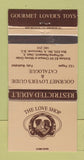 Matchbook Cover - The Love Shop sex toys Vancouver BC Calgary WEAR 30 Strike