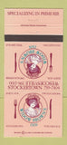 Matchbook Cover - Widow Brown's Inn Stockertown PA Wescoesville 30 Strike
