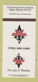 Matchbook Cover - Grand Victoria Casino Elgin IL girlie 30 Strike
