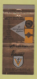 Matchbook Cover - Vincent Brass Aluminum Minneapolis MN girlie 30 Strike