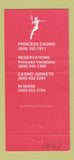 Matchbook Cover - Bahamas Princess Resort Casino girlie WEAR 30 Strike