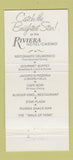 Matchbook Cover - Riviera Hotel Casino Las Vegas NV girlie 30 Strike