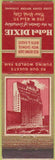 Matchbook Cover - Hotel Dixie New York NY