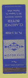 Matchbook Cover - Clarence Boyer Sunoco oil gas Pontiac MI