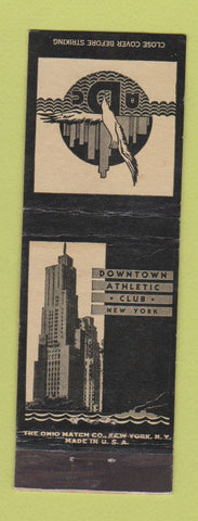 Matchbook Cover - Downtown Athletic Club New York City WEAR
