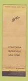 Matchbook Cover - COOP Concordia Bronxville New York City WEAR