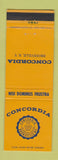 Matchbook Cover - Concordia Bronxville NY WRITING