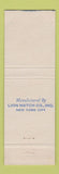 Matchbook Cover - Advertising Club of New York City