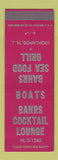 Matchbook Cover - Bahrs Cocktail Lounge Highlands NJ