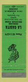 Matchbook Cover - La Casita Mexican Restaurant Anaheim CA girlie WEAR