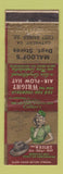 Matchbook Cover - Wright Hats Maloof's Dept Store Cuthbert Fort Gaines GA WORN