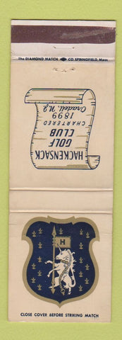 Matchbook Cover - Hackensack Golf Club Oradell NJ