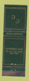 Matchbook Cover - Cavendish Club New York City