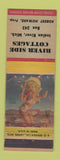 Matchbook Cover - River Side Cottages Indian River MI pinup WORN