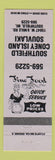 Matchbook Cover - Southfield Coney Island Souvlaki Southfield MI WEAR