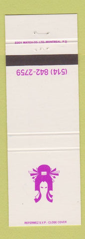 Matchbook Cover - Japanese? Girlie Montreal QC