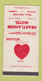 Matchbook Cover - Heartlander Motel Stettler AB 30 Strike